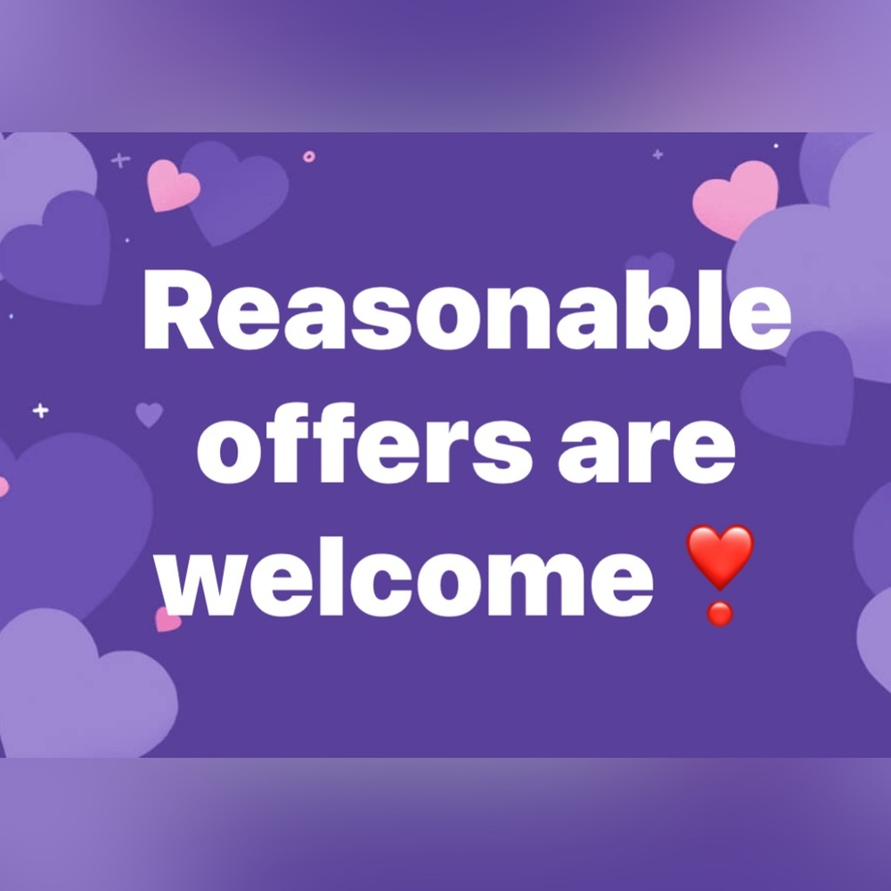 Reasonable offer will be accepted today ❣️You'll never know until you as…